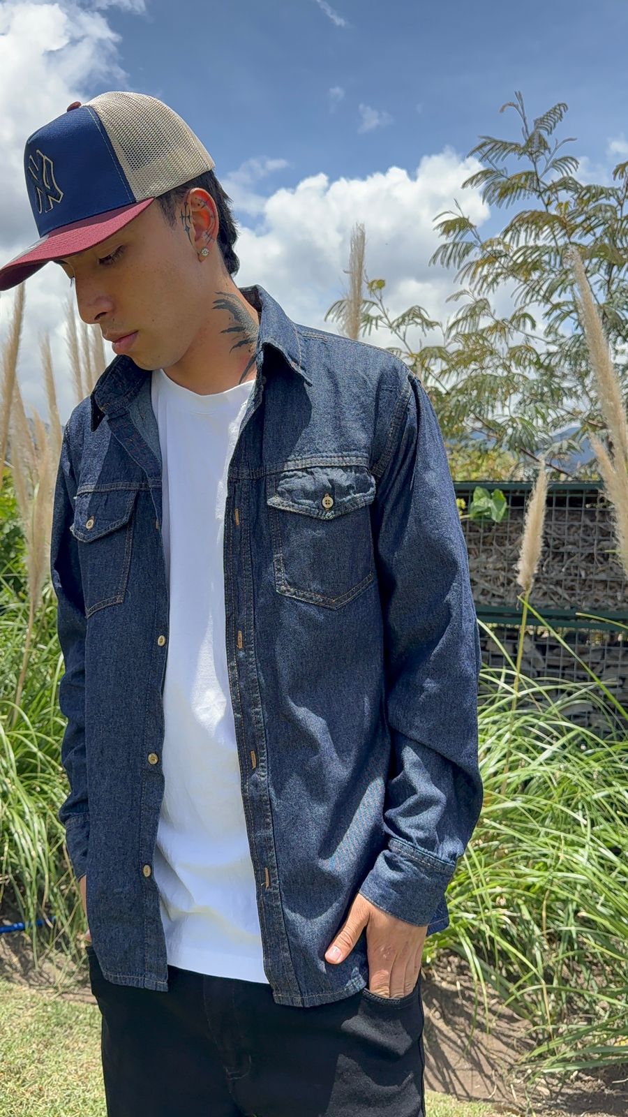 Camisa Jeans Clásica Unisex