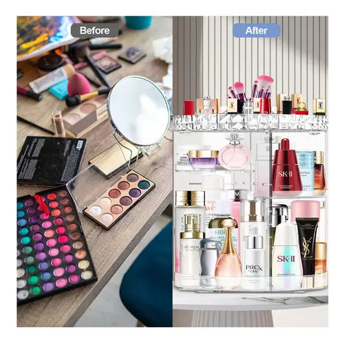 Organizador De Maquillaje Giratorio 360º
