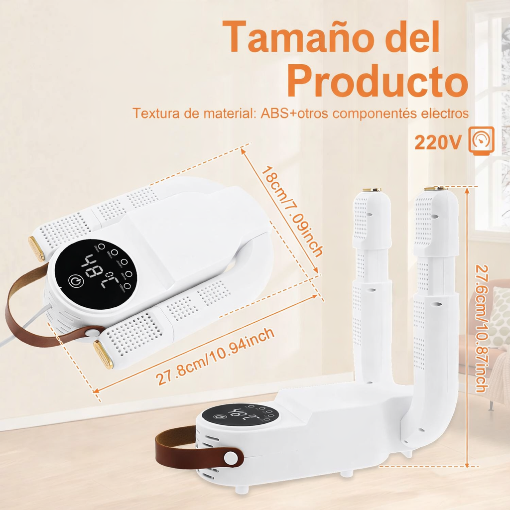 Secador Zapato Inteligente Temporizador